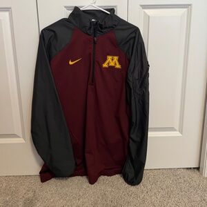 Minnesota Golden Gophers Nike Dri-Fit Quarter Zip Jacket